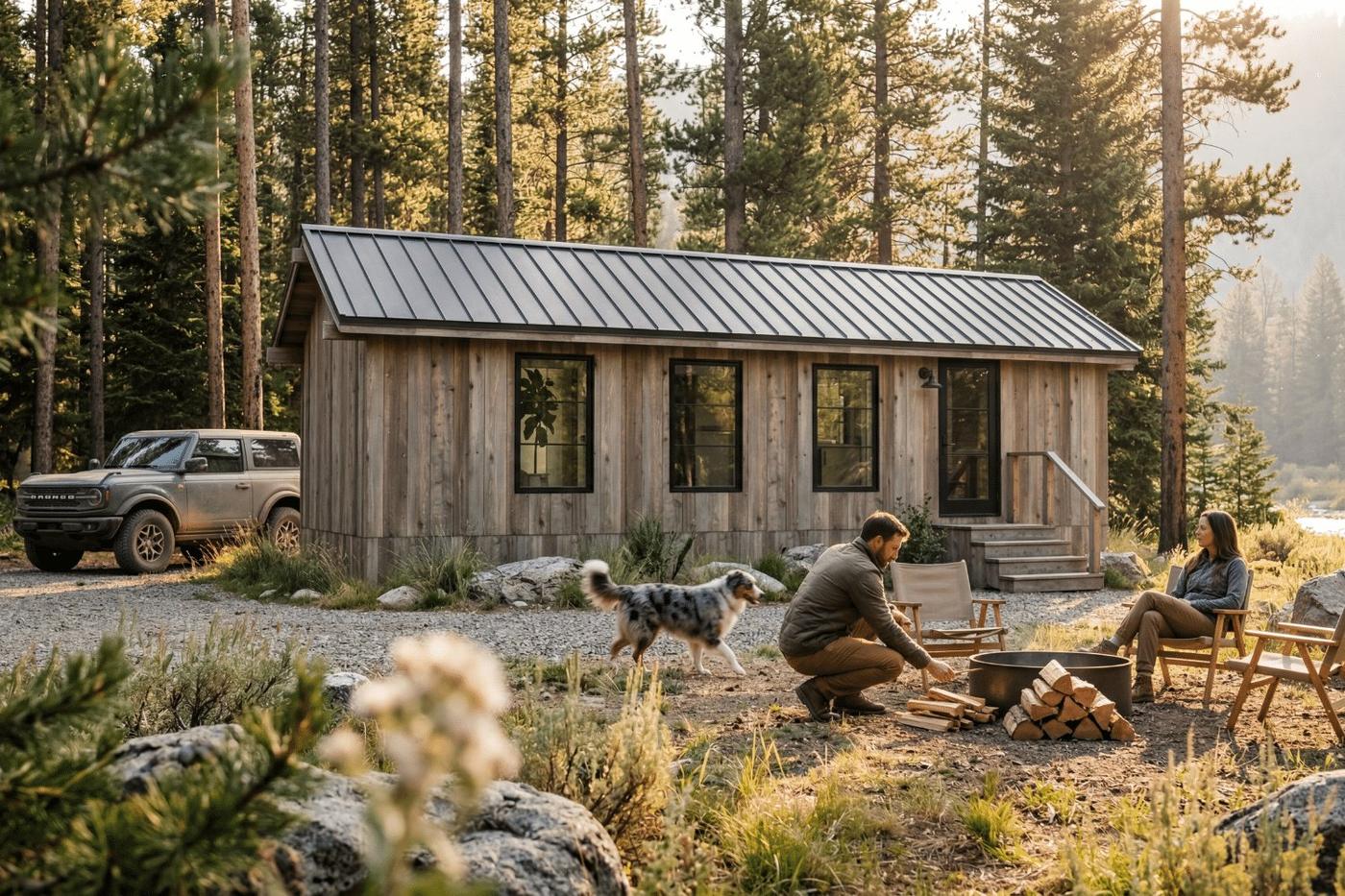 The Kodiak park model tiny home by Zook Cabins